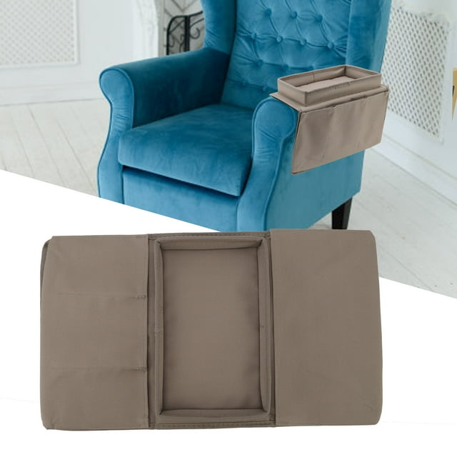 Sofa Tables, Foldable Sofa Arm Tray Stable Sofa Table Clip On Couch Arm Table Sofa Arm Rest Organizer For Eating And Drink