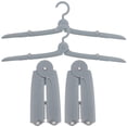 thumbnail image 6 of HAKIDZEL 4Pcs Portable Travel Hangers Blue PP for Closet Organization, 6 of 8