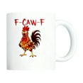thumbnail image 4 of WKSCLPAI Funny Chicken Mug, Novelty Ca_wF Turkey Cup, Ceramic Coffee Cup for Men Women, Gift for Your Friends, Coworkers, Ideal Present Birthday, 11 Oz(White), 4 of 5