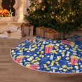 thumbnail image 5 of Sikiie Cute Popcorn Nativity Christmas Tree Skirt, Jesus Christian Winter Holiday Tree Mat Decoration(30-48IN)48", 5 of 6