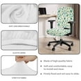 thumbnail image 4 of ZUXONGSY Cactus Office Chair Cover Set of 2 Piece Stretch Rotating Chair Slipcover Spandex Chair Protector Cover Easy to Install Suitable for Gaming Chairs Desk Chairs Office Chairs, 4 of 7