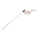 thumbnail image 1 of Pet Cat Toy Linen Rat Bird Feather Cat Interactive Catcher Wand Toy (Triangle Rat), 1 of 11
