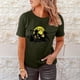 thumbnail image 3 of Gibobby Playera Corte clásico para Mujer Camiseta con corazón béisbol para mujer Camiseta con corazón béisbol con gráfico para mujer Ropa(AG,XL), 3 of 3