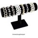 thumbnail image 5 of Soporte para joyas para pulseras y relojes, 23,5 x 7 x 13,5 cm, negro, aspecto aterciopelado, 5 of 5