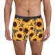 thumbnail image 1 of Fotbe Artistic Zebra Print Sunflower Calzoncillos Tipo Boxer con Bolsa de Soporte Total para Hombre, X-Temp Fresco, Transpirable y de Secado Rápido-Large, 1 of 5