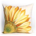 thumbnail image 1 of Liora Manne Visions III Coussin Intérieur Extérieur, Tournesol, 20 x 20 Pouces, 1 of 3