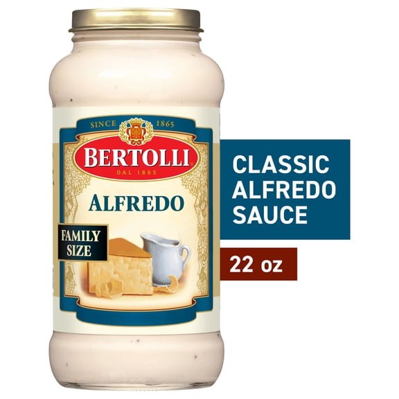 Bertolli Classic Alfredo Sauce, Pasta Sauce with Aged Parmesan, 22 oz