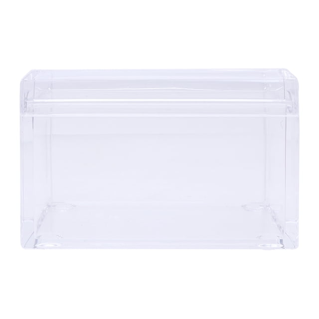 MasteelfCA Conteneur de Rangement en Acrylique Transparent Boîte à Thé avec Couvercle Support de Sac à Thé