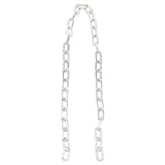 Soimiss 1 Set Front Door Chain White Lock Silver for Security Use