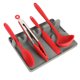 thumbnail image 2 of Soporte para cucharas, soporte para utensilios de silicona 2 en 1 con almohadilla de goteo para múltiples utensilios de cocina, soporte para cucharas para estufa, tamaño más grande, sin BPA,, 2 of 5