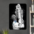 thumbnail image 2 of Placa Metal Vintage para Jugadores Fútbol ​​decoración Pintura Hierro Rectangular 20x30cm, 2 of 9