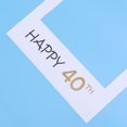 thumbnail image 2 of MasteelfCA Happy 40th DIY Paper Picture Frame Cutouts Photo Booth Props for Birthday Party, 2 of 7