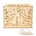 thumbnail image 1 of POINTERTECK Wooden Wedding Card Box Business Card Boxes Party Favor Decor (JM01367), 1 of 10