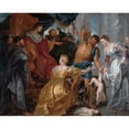 thumbnail image 2 of Peter Paul Rubens 24x20 Gold Ornate Framed and Double Matted Museum Art Print Titled - The Judgement of Solomon (1617), 2 of 4