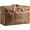 Khaki, variant on Large Duffel Bag Foldable Waterproof Weekend Overnight Storage Bag with Zipper for Clothes Blankets Shoes Black XL