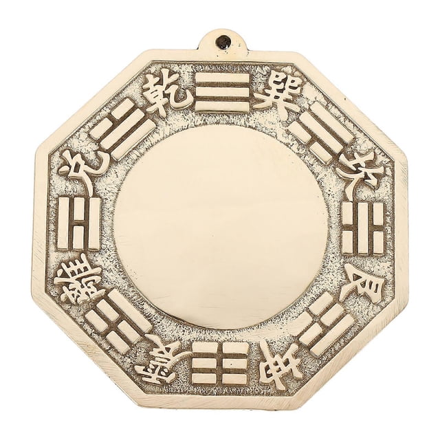 Pure Copper Bagua Mirror Ornaments Convex Exorcise Evil Town House Crafts