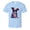 Light Blue, variant on Patriotic Dog Tee Cool Usa Pride Tshirt July 4th T Shirt