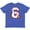 Vintage Royal Blue, variant on Inktastic Baseball Sixth Birthday Six Years Old Youth T-Shirt