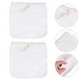 thumbnail image 3 of WHAMVOX 2-Pack Beige Mesh Strainer Filter Bags 30x30x0.5CM for Kitchen Food Straining and Filtering Use, 3 of 8