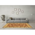 thumbnail image 3 of Ahgly Company Indoor Rectangle Abstract Brown Modern Area Rugs, 5' x 8', 3 of 4