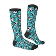 thumbnail image 3 of Haiem Skull Cat Socks, Funny Novelty Crazy Design Cotton Socks Sports Socks Knee High Socks For Men, Women,1Pairs - Gift For Working Friends, 3 of 9
