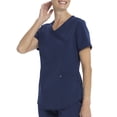 thumbnail image 2 of Scrubstar Women's Antimicrobial Premium Ultimate Mock Wrap Scrub Top, 2 of 11