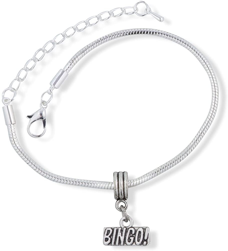 Emerald Park Jewelry Bingo Bracelet Bingo! Stainless Steel Snake