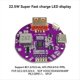 thumbnail image 5 of Módulo de Carga Rápida de 22,5 W, Cargador de Banco de Energía, Placa de Circuito Mini de 5 A, Kit de Placa Base DIY con Pantalla de Luz, 5 of 5