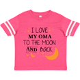 thumbnail image 3 of Inktastic I Love My Oma to the Moon and Back Boys or Girls Toddler T-Shirt, 3 of 5