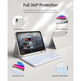 thumbnail image 3 of Funda teclado GKABXY para iPad 11" y 10,9" con Bluetooth inalámbrico, 3 of 7
