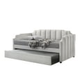 thumbnail image 4 of Acme Peridot Daybed & Trundle (Twin Size) in Dove Gray Velvet, 4 of 4