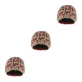 thumbnail image 4 of kurtrusly Bonnet de Mode pour Femmes Confortable Chapeau de Chimiothérapie Rouge Foncé 3Set, 4 of 6