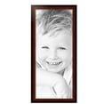 thumbnail image 2 of ArtToFrames 14" x 33" Honors Mahogany with Black Picture Frame, 14x33 inch Brown Wood Poster Frame (WOM-5154), 5 Pack, 2 of 6
