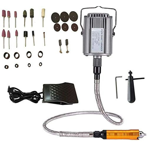 VOTOER 1/4HP Rotary Tool Flex Shaft Hanging Grinder Carver Electric