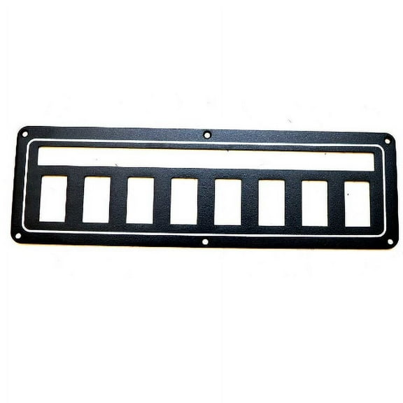 Tiara Boat Blank Switch Panel 3302650 | Helm 12 1/4 x 3 3/4 Inch Black