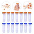 thumbnail image 3 of Miangastore Transparent Test Tubes Assorted Color 20Pcs 4.3In Liquid Containment, 3 of 8