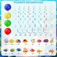 thumbnail image 3 of Decoración de fiesta con forma de espiral con forma de pez tropical, HSDSH, 36 unidades, 3 of 7
