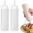 thumbnail image 1 of Pack Of 2 Squeeze Bottle 250ml, Dosing Bottle With Twist Cap Tick Marks, 1 of 5