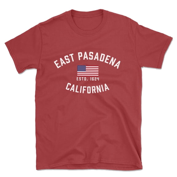 East Pasadena California Patriot Men's Cotton T-Shirt