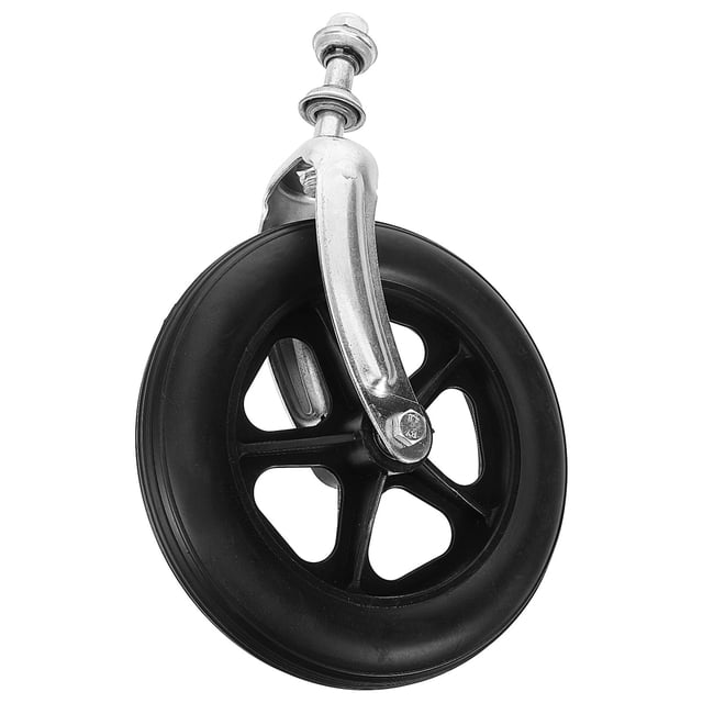 Luxshiny Roue avant de Fauteuil Roulant de Remplacement avec Roulement pour une Direction Fluide Noir