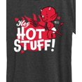 thumbnail image 3 of Hot Stuff - Hey Hot Stuff - Women's Short Sleeve Graphic T-Shirt, 3 of 5