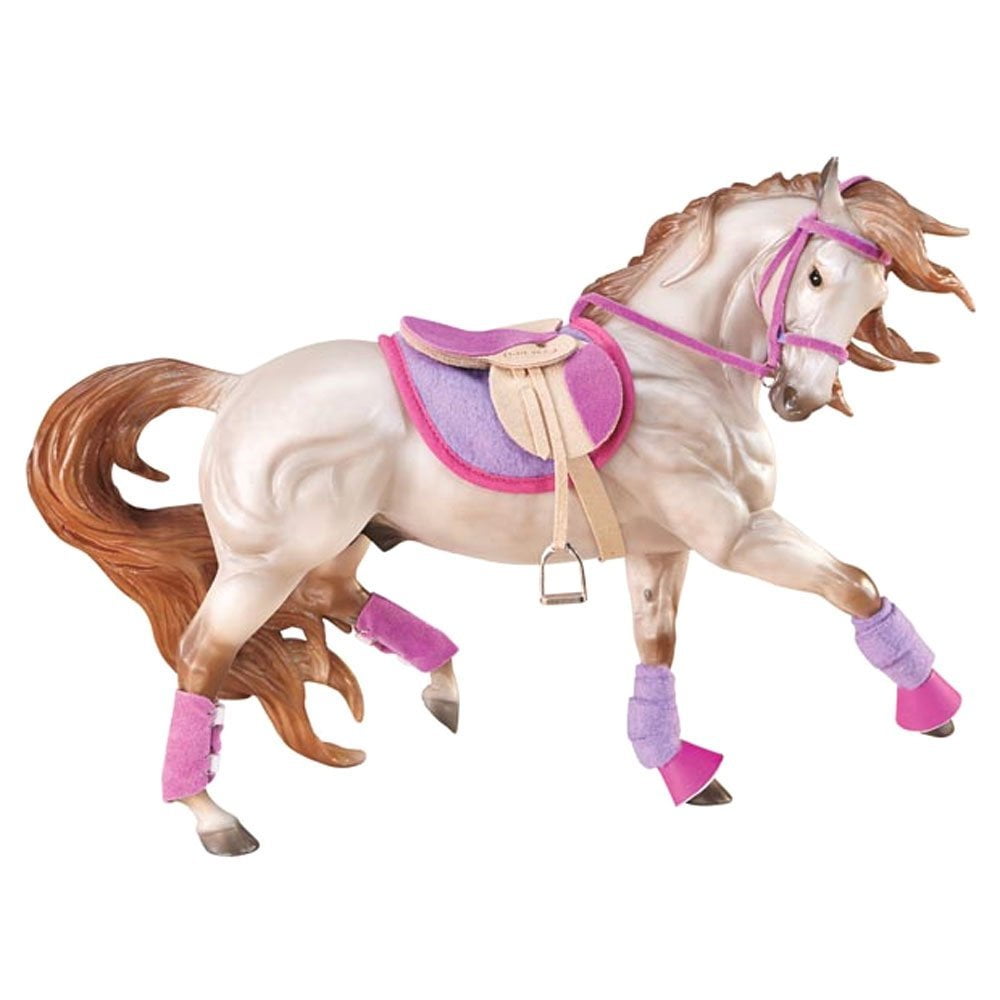 Breyer Traditional English Riding Set Hot Colors Horse Toy