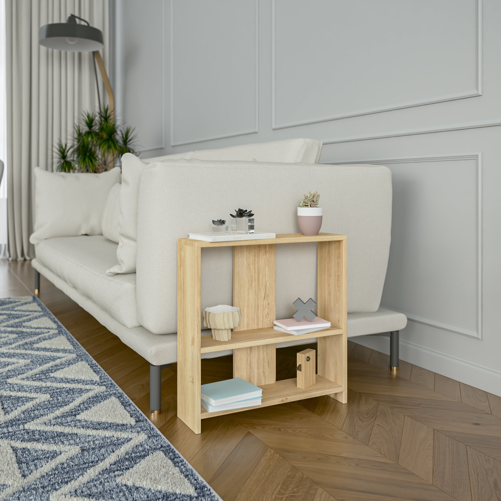 Ada Home Décor Side Table, Oak