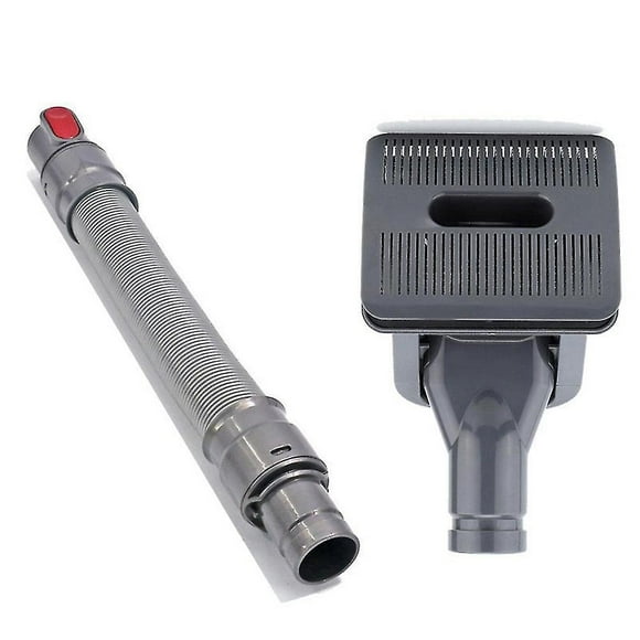 Tignapoo Dyson Pet Grooming Kit with Flexible Hose & Quick-Release Adapter for V7 V8 V10 V11, Ideal for Long-Haired Dogs & Cats, Horse Hair Cleaning Tools Included
