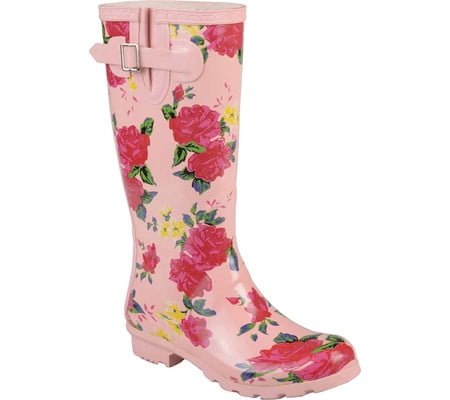 mid calf rain boots walmart