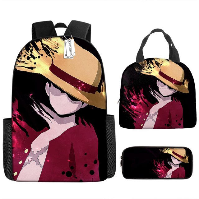 Nautical King Schoolbag, Luffy Backpack, Student Backpack-week