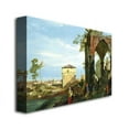thumbnail image 2 of Trademark Fine Art "Capriccio With Motifs From Padua" Canvas Wall Art by Canatello, 2 of 3