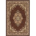 thumbnail image 1 of Unique Loom 3124937 Area Rug, 6 x 9 Feet, Brown/Ivory, 1 of 1