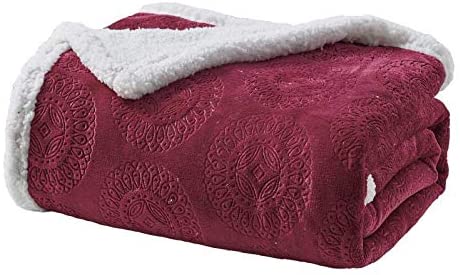 "Manta de lana Caesar Sherpa acurrucada tirada cálida para silla, sofá 50""x60" - Imagen 5 de 15