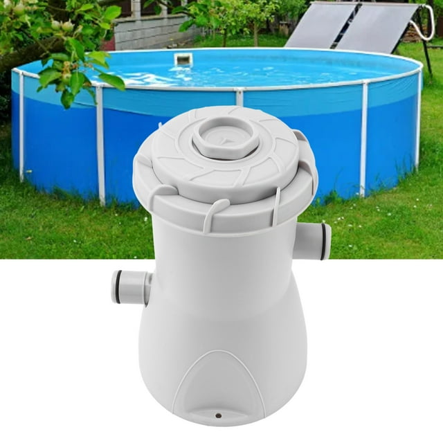 Swimming Pool Filter Pump, 800gal Above Ground Swimming Pool Filter Cartridge Pump with Circulation Function Detachable Pool Water Filter Pump for Indoor or Outdoor Swimming Pools